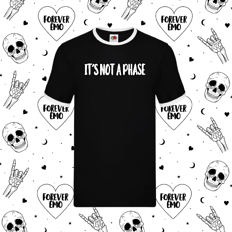 Not a phase (black tee)