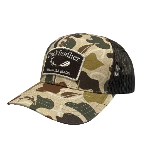 Vintage Brown Camo Mesh Hat