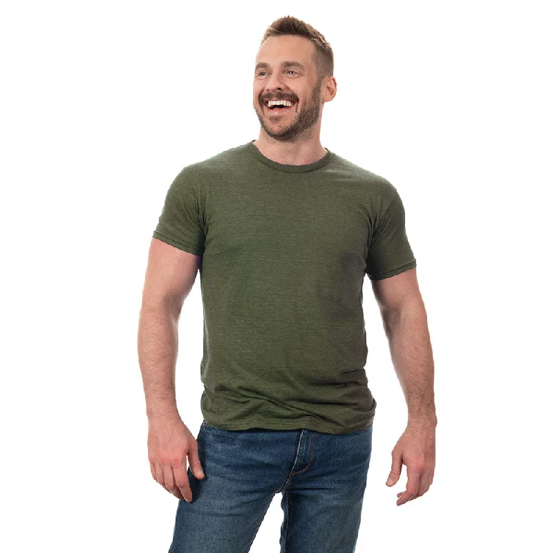 Olive Green Heather Tri Blend T-Shirt