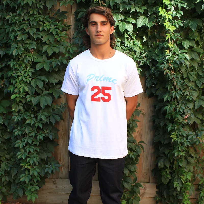 Left Field x Prime 25th Anniversary Tee White