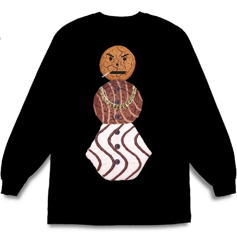 Quartersnacks Snackman L/S T-Shirt Black