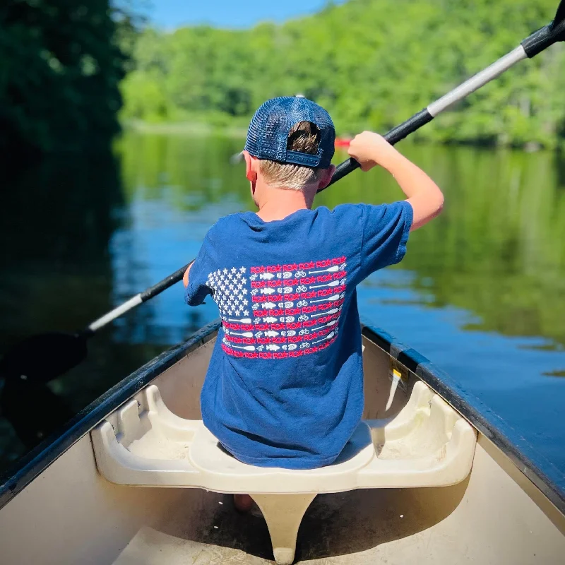 Roanoke Lifestyle - American Flag Shirt Kids