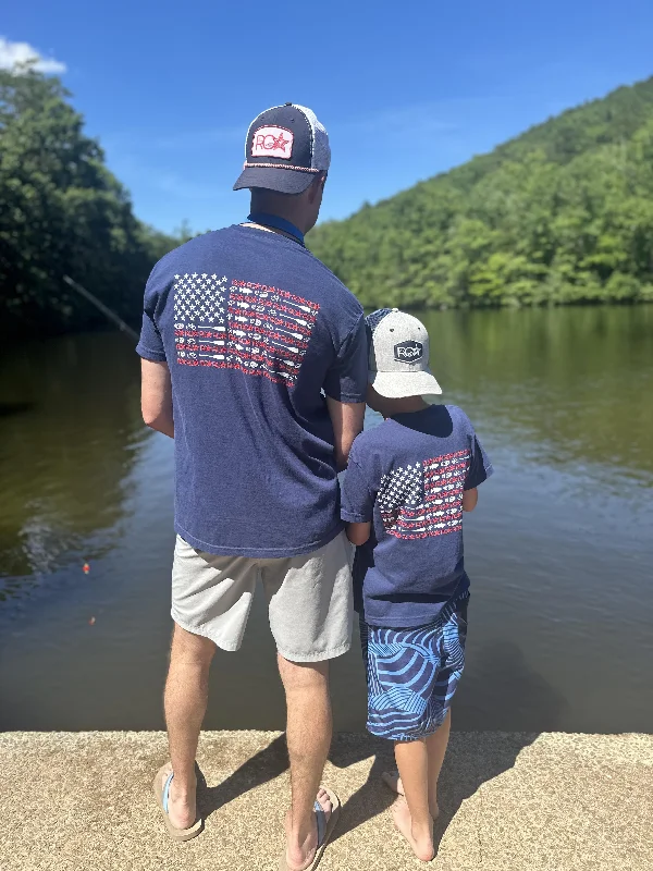 Roanoke Lifestyle - American Flag Shirt Kids