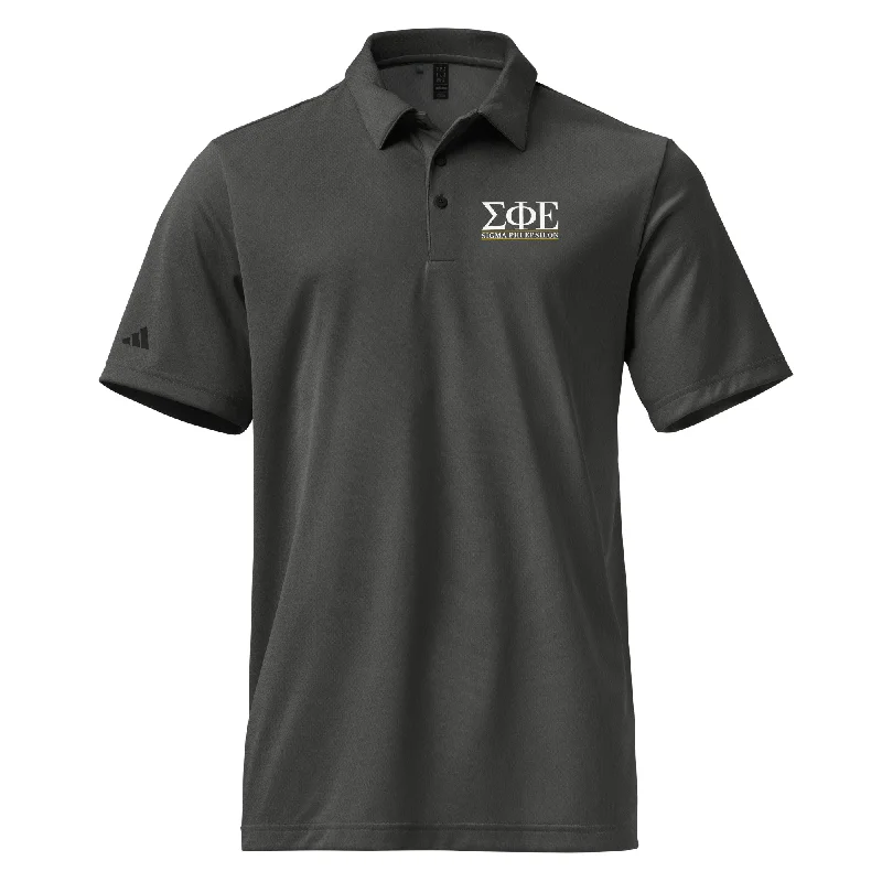 SigEp Letters Space Dyed Polo by Adidas