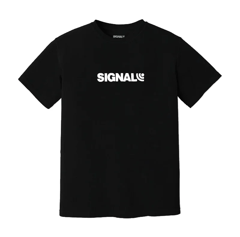 Signal Logo T-shirt - Black