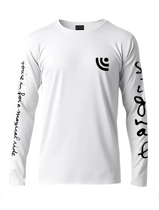 WOW Long Sleeve T-Shirt - White