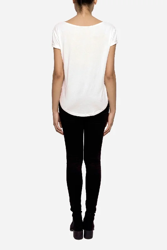 Slim fit T-shirt in White