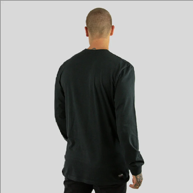 DTP-21 SMP mens long sleeve tee BLACK