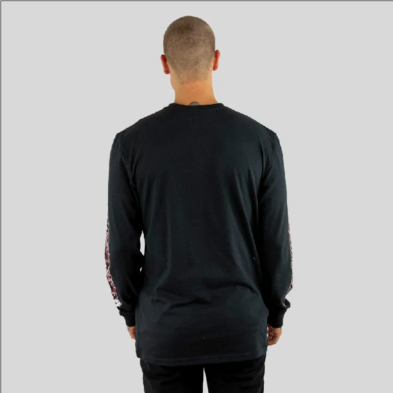 SALVO SMP mens long sleeve tee BLACK