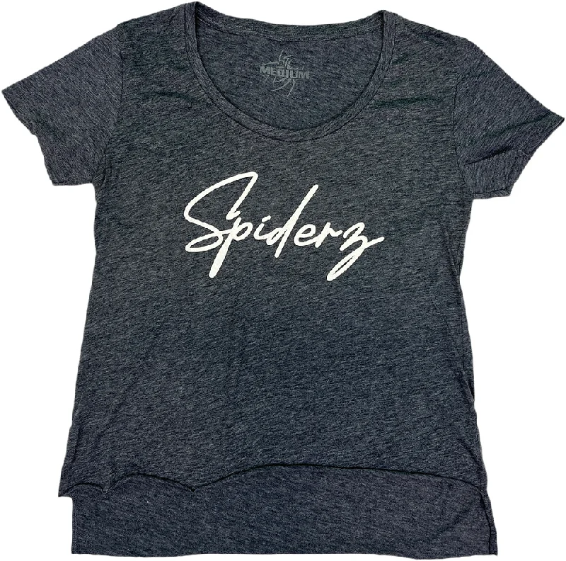 Spiderz Women's Full Length T-shirt - Charcoal