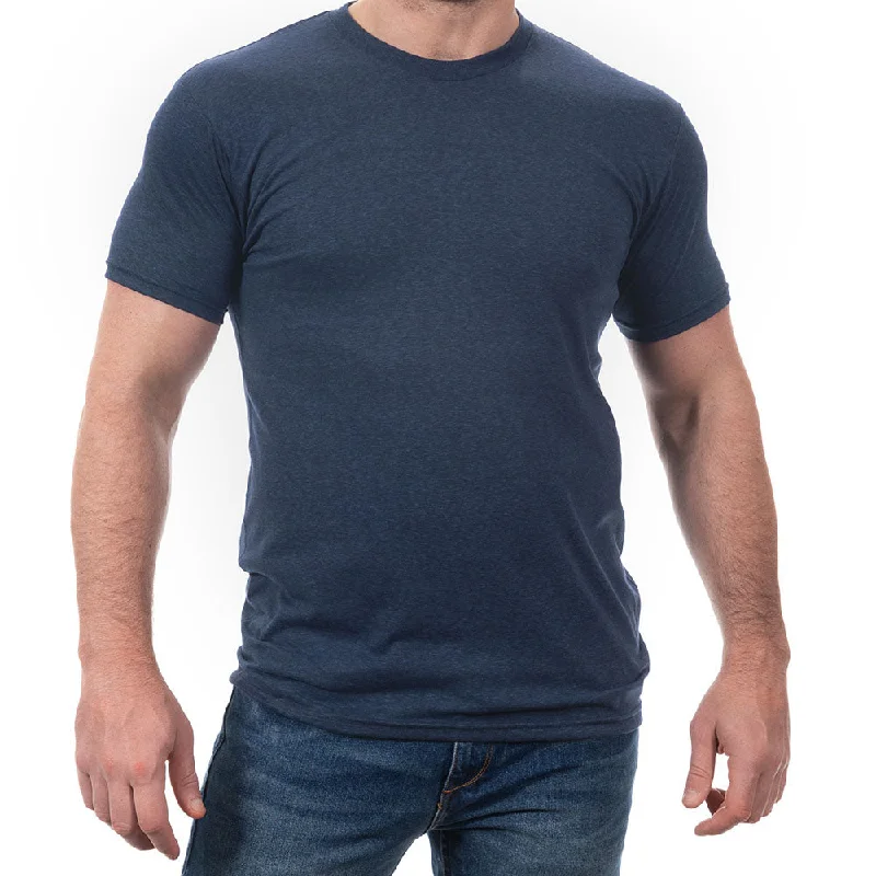 Steel Blue Heather Tri Blend T-Shirt