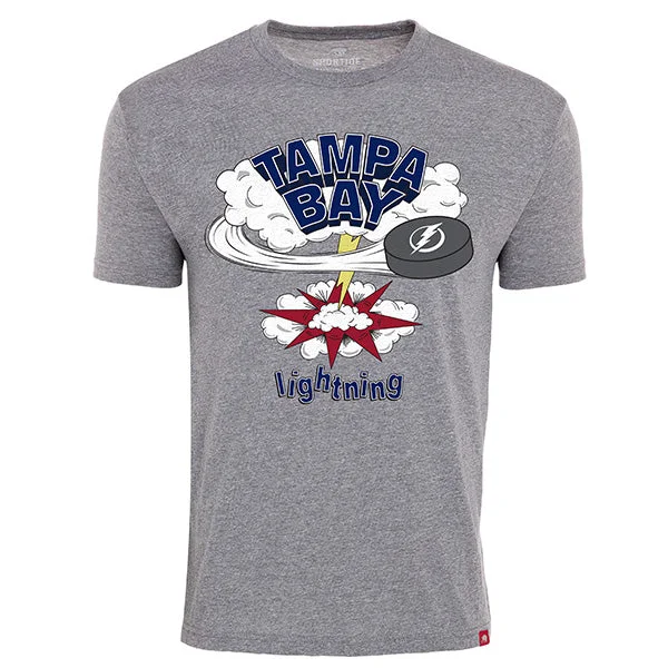 Tampa Bay Lightning Sportiqe Flying Puck Band Tee