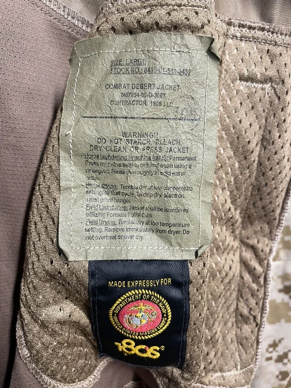 USMC DESERT COMBAT JACKET MARPAT APECS 180S