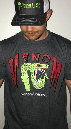 Venom Lures - Charcoal T-Shirts