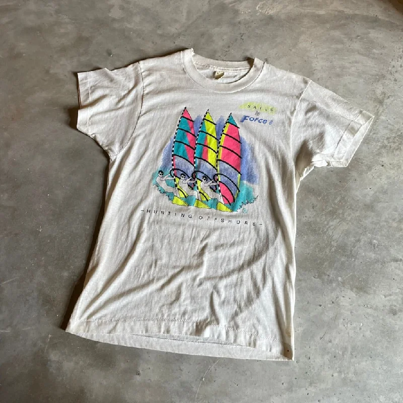 Vintage Sailing Print Tee - Single Stitch