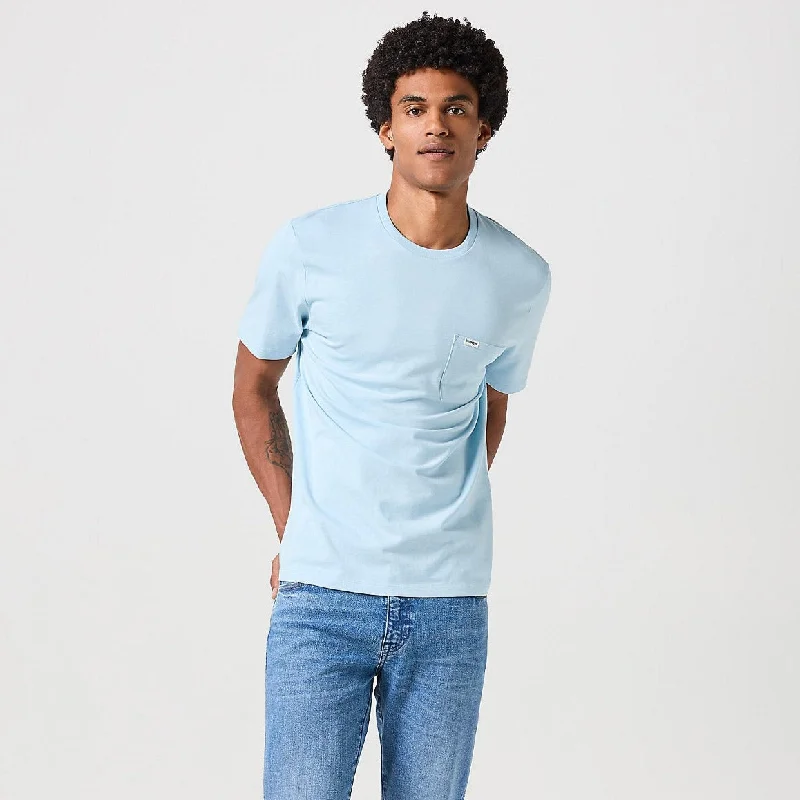 Wrangler Pocket Tee in Dream Blue