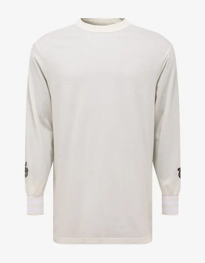 Y-3 Off White Graphic Long Sleeve T-Shirt