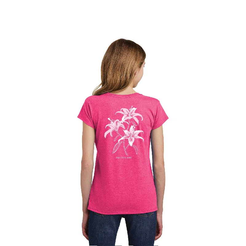 Youth Fuchsia Lillies T-Shirt